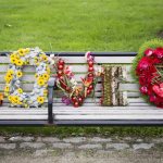 letters made from flowers