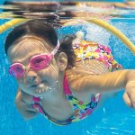 What equipment should I use to teach swimming to preschoolers?